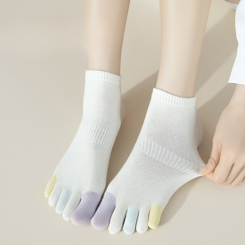 Toe Sock Split - 6 par letnich, cienkich, oddychających, pochłaniających