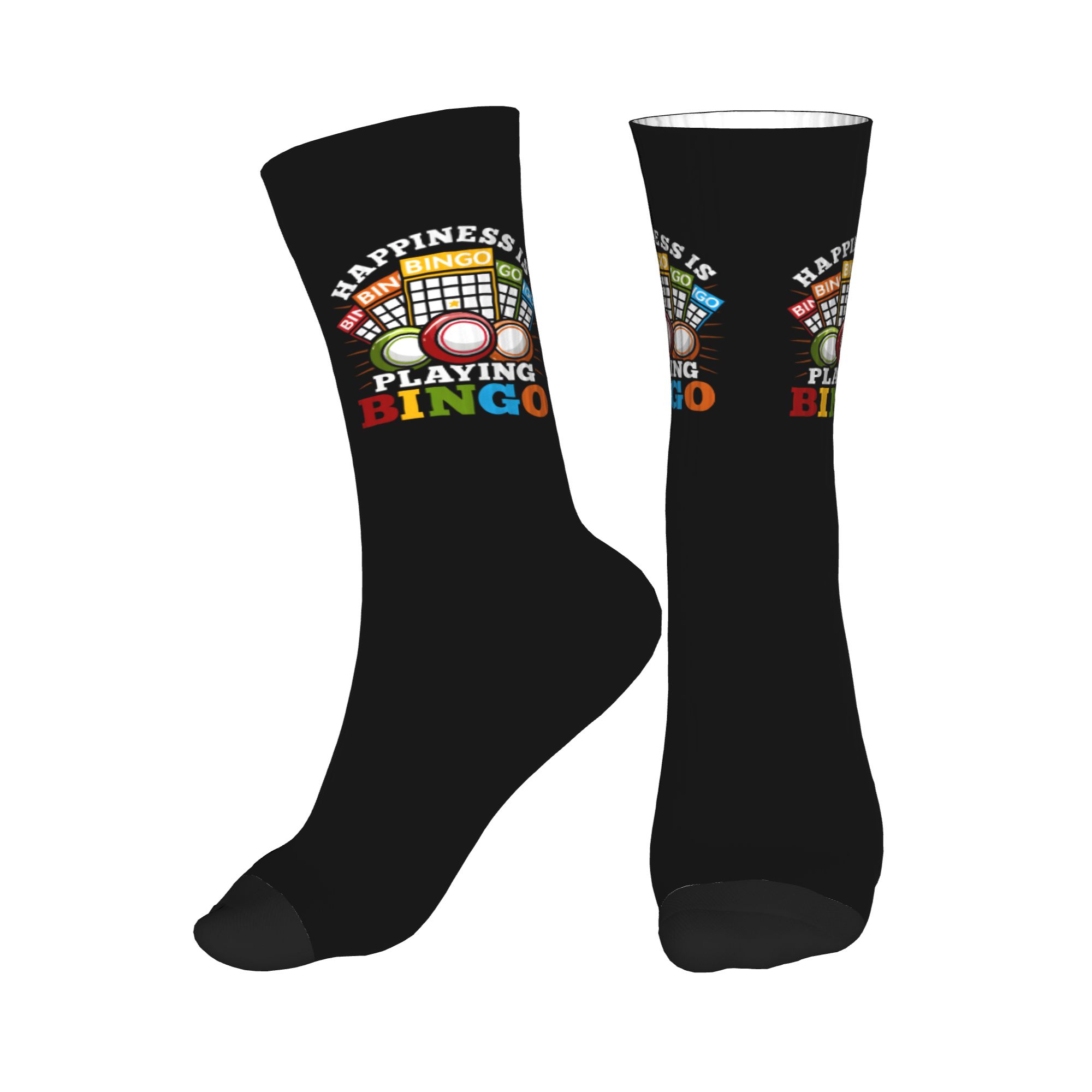 Dress Sock Men - Gorące skarpetki Bingo z motywem gry,