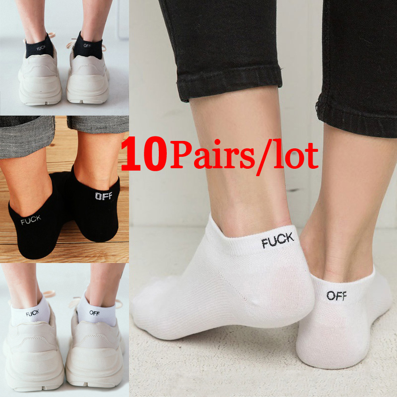 Ankle Sock Low Cut - 10/30 Par Męskich Cienkich Oddychających Miękkich