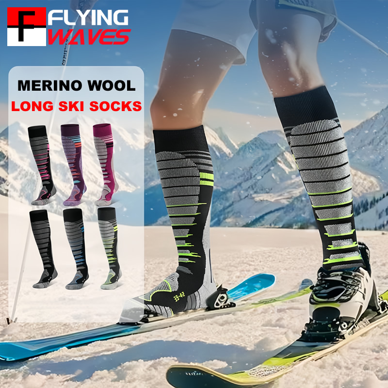 Thermal Sock Winter - Skarpety narciarskie z wełny merino, skarpety