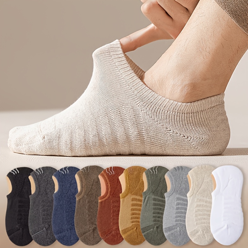 Invisibility Sock Loafer - 10 Par Letnich Męskich Skarpetek Casualowych