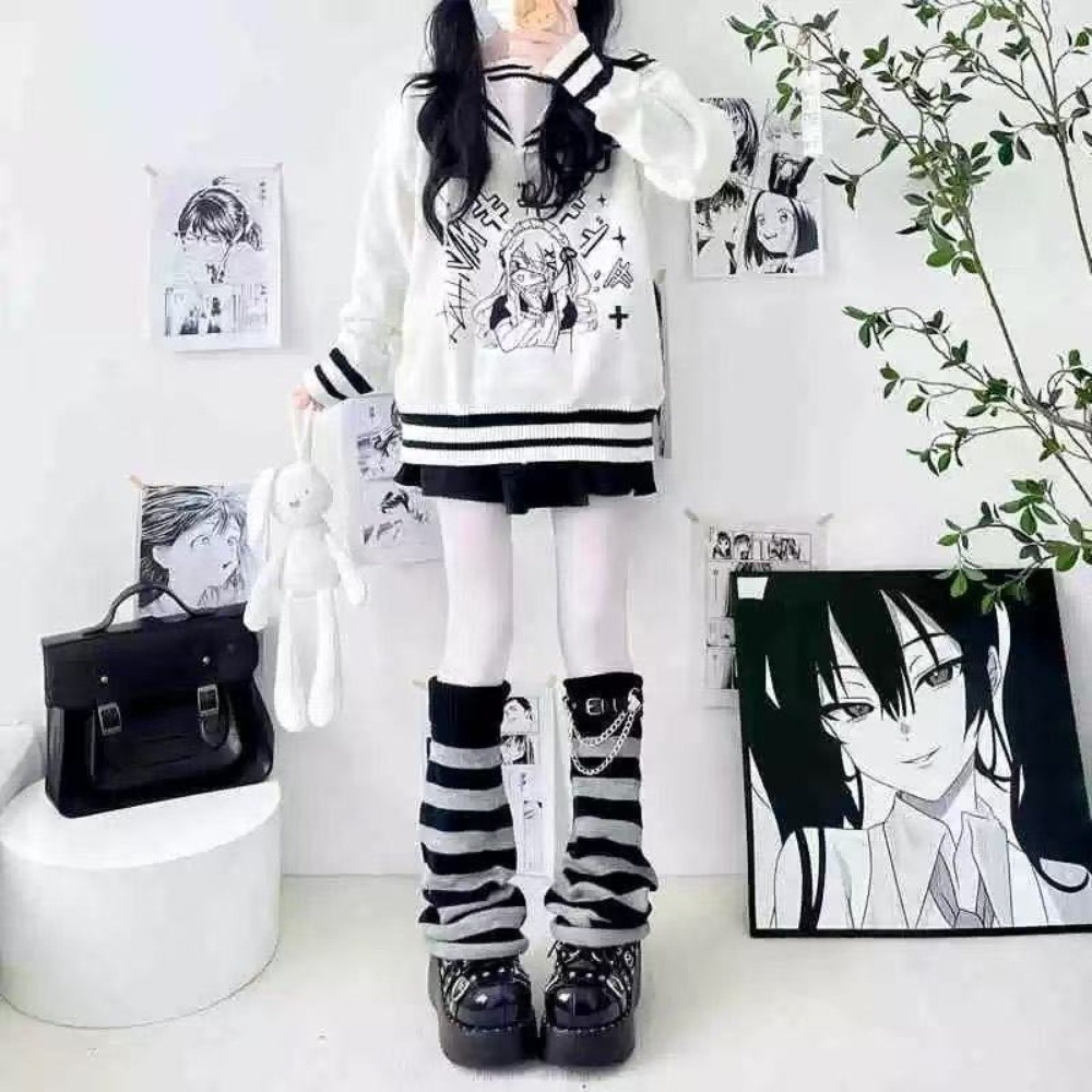 Boot Sock Slouchy - Japońskie ocieplacze na nogi w stylu