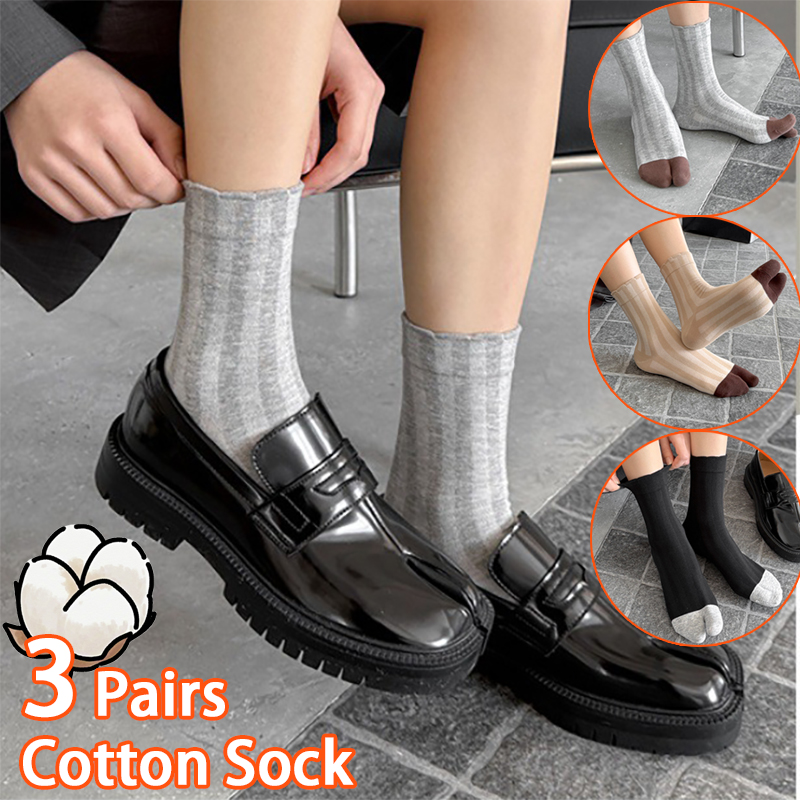 Toe Sock Split - Japońskie bawełniane skarpetki Tabi z rozdzielonym