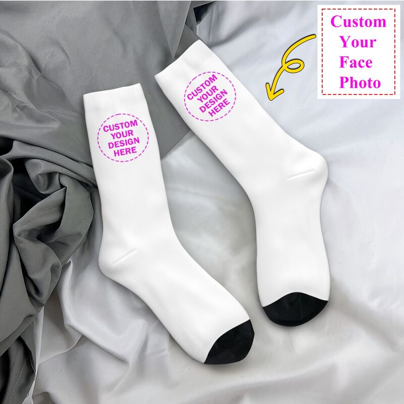 Dress Sock Men - Personalizowane Skarpetki z Własnym Zdjęciem Logo