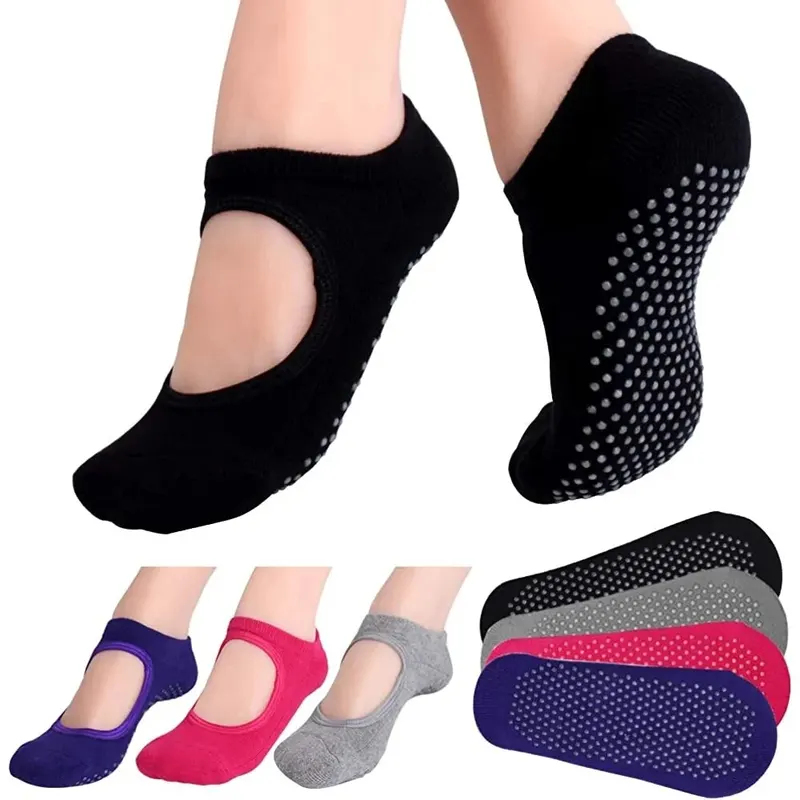 Grip Sock Yoga - Skarpety do jogi i fitnessu bez