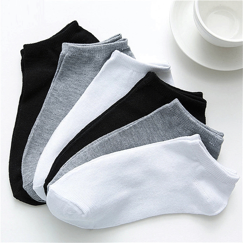 10 Par Hurtowych Czarno-Białyc – Ankle Sock Low Cut recenzja i cena