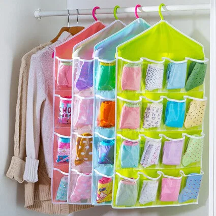 Gorące 16 kieszeni szafa kiesz – Sock Organizer Tray recenzja i cena