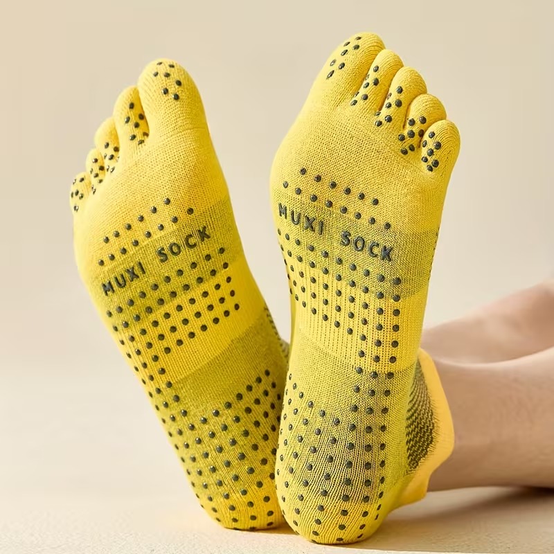 Męskie skarpety z palcami, 3 p – Grip Sock Yoga recenzja i cena