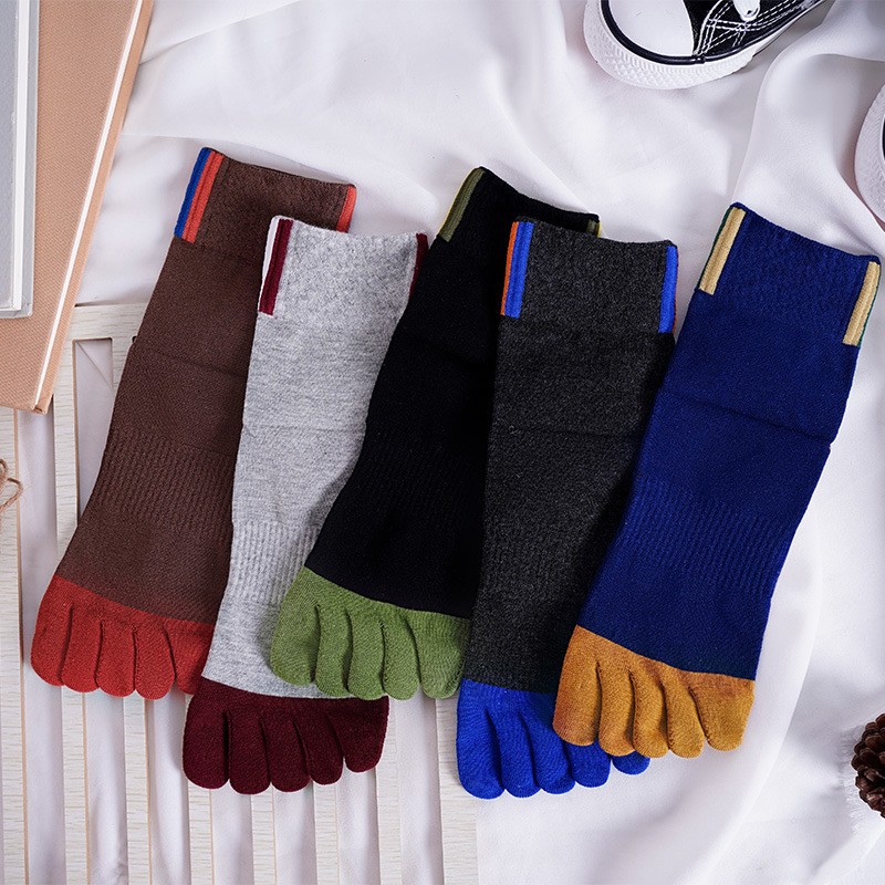 5 Par Męskich Casualowych Bawe – Toe Sock Split recenzja i cena