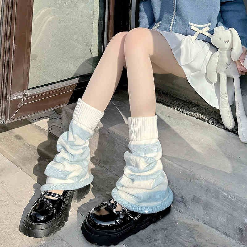 Ocieplacze na nogi w paski Y2K – Boot Sock Slouchy recenzja i cena