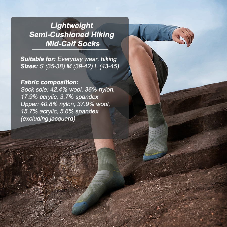 Skarpety sportowe Naturehike m – Wool Hiking Sock recenzja i cena