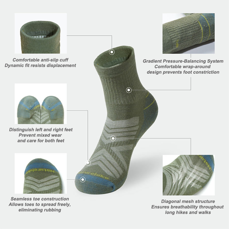 Skarpety sportowe Naturehike m – Wool Hiking Sock recenzja i cena