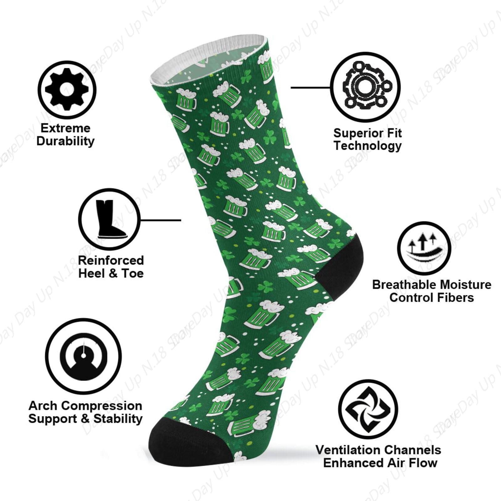 Zielony liść koniczyny piwo dz – Cotton Crew Sock Pack recenzja i cena
