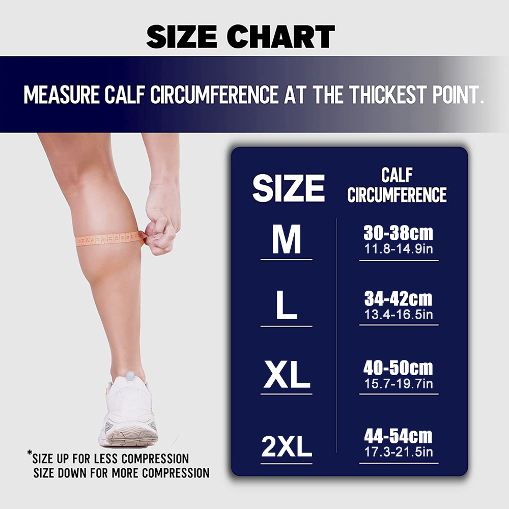 1 szt Rękawy uciskowe na łydki – Compression Sleeve Calf recenzja i cena
