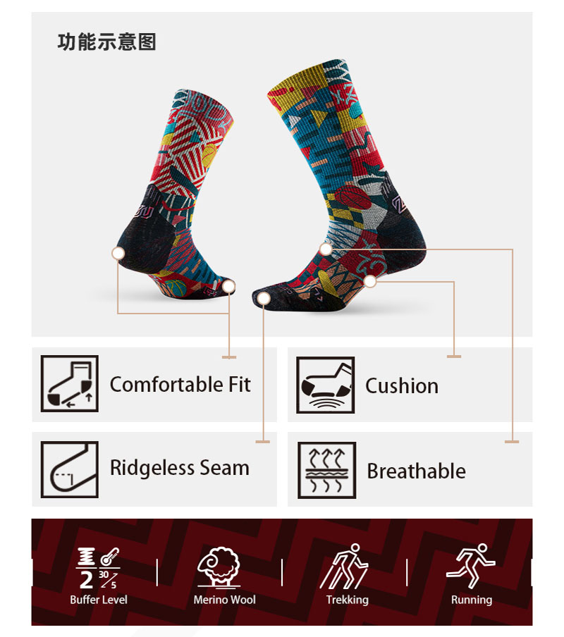 ZEALWOOD wełniane skarpetki do – Wool Hiking Sock recenzja i cena
