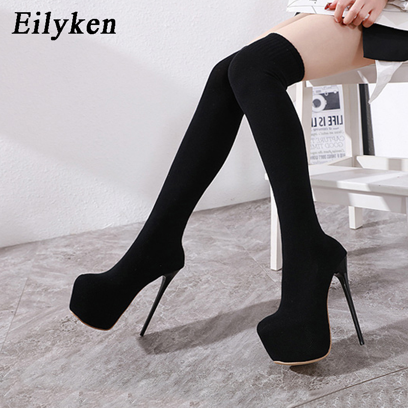 Eilyken Fashion Platform Stret – Knee High Sock Women recenzja i cena