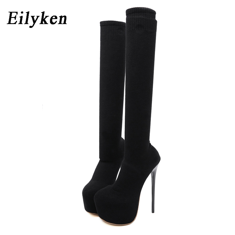 Eilyken Fashion Platform Stret – Knee High Sock Women recenzja i cena