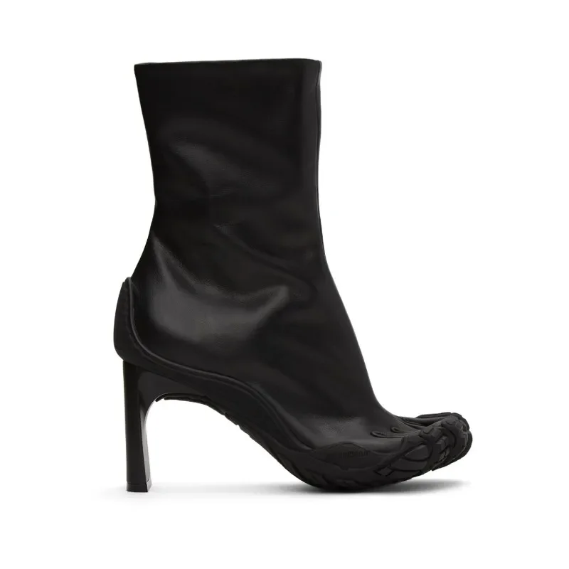 Modne botki damskie z odkrytym – Toe Sock Split recenzja i cena
