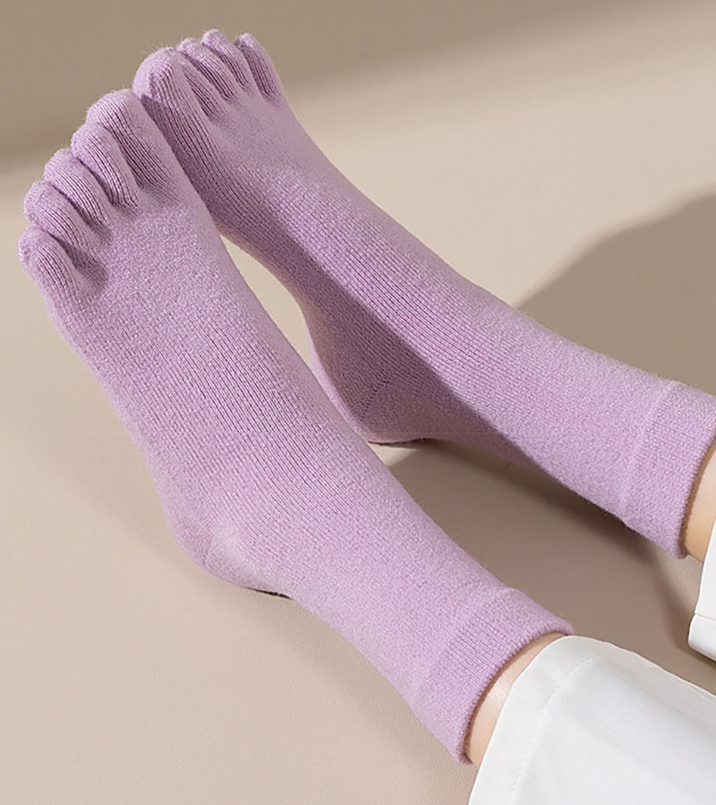 Jesienno-zimowe grube kaszmiro – Toe Sock Split recenzja i cena