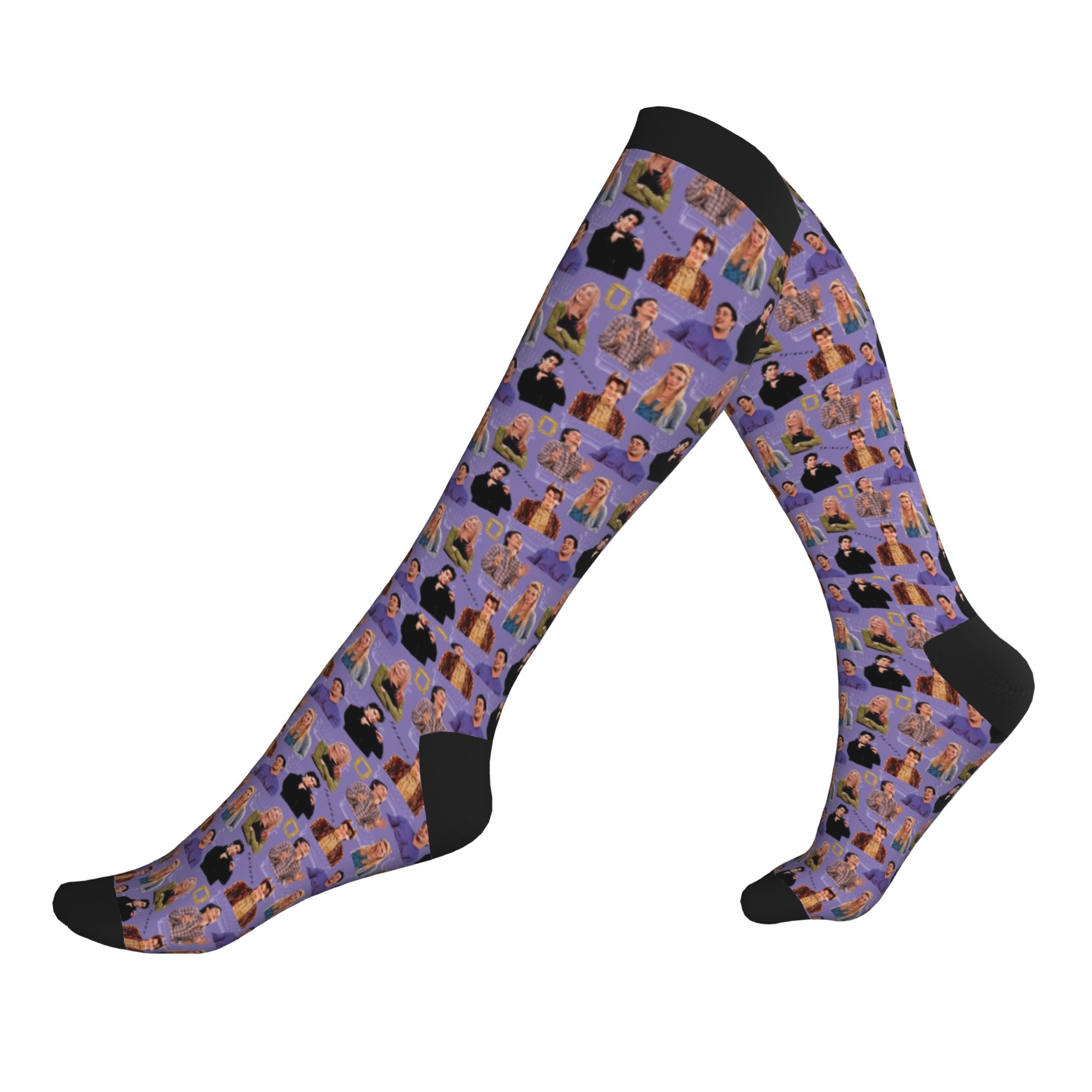 Kolaż ze znacznymi postaciami  – No Show Sock Women recenzja i cena
