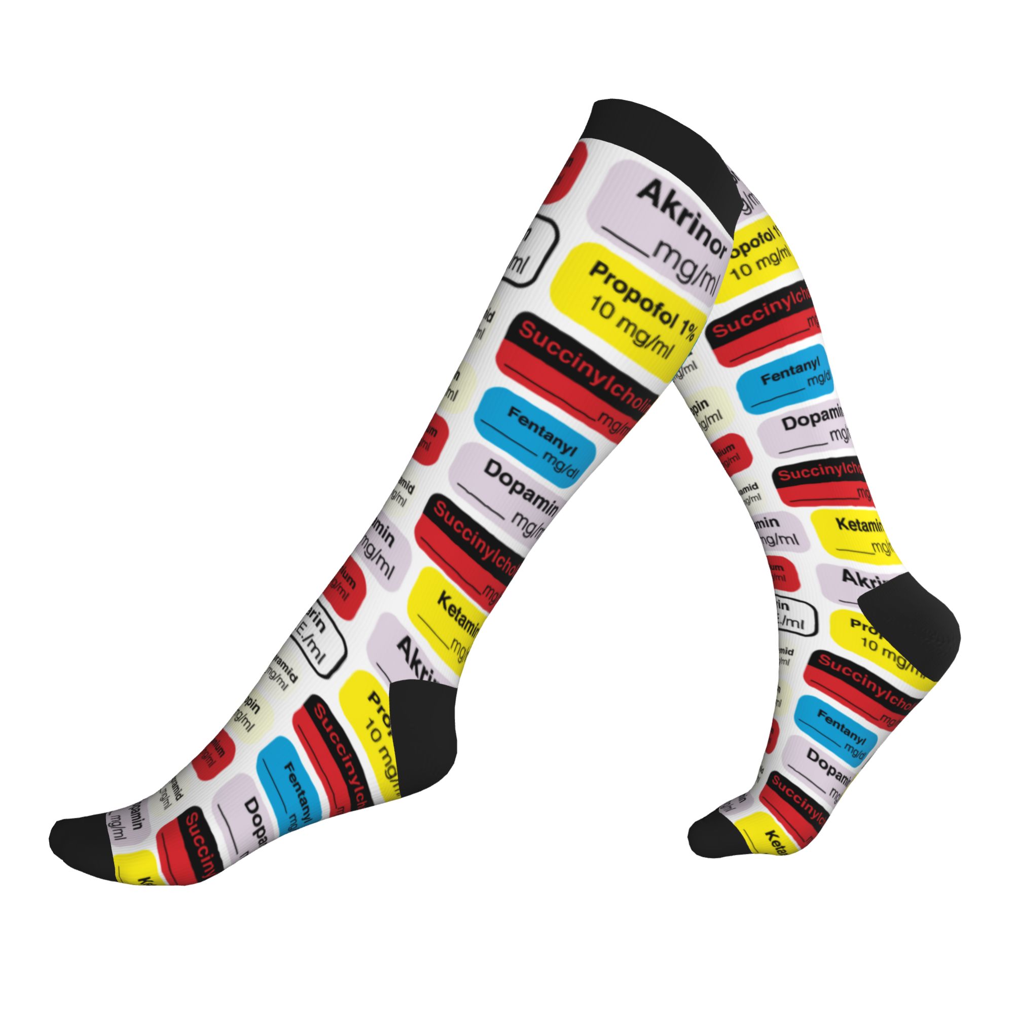 Etykiety na leki do znieczulen – Compression Sock Medical recenzja i cena