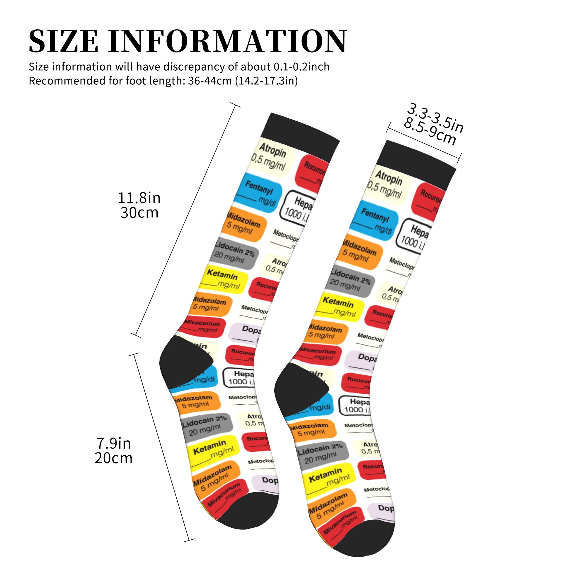Etykiety na leki do znieczulen – Compression Sock Medical recenzja i cena