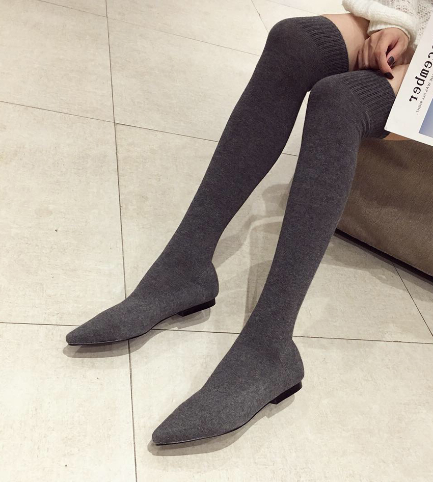 Botki damskie AIYKAZYSDL 2024  – Boot Sock Slouchy recenzja i cena