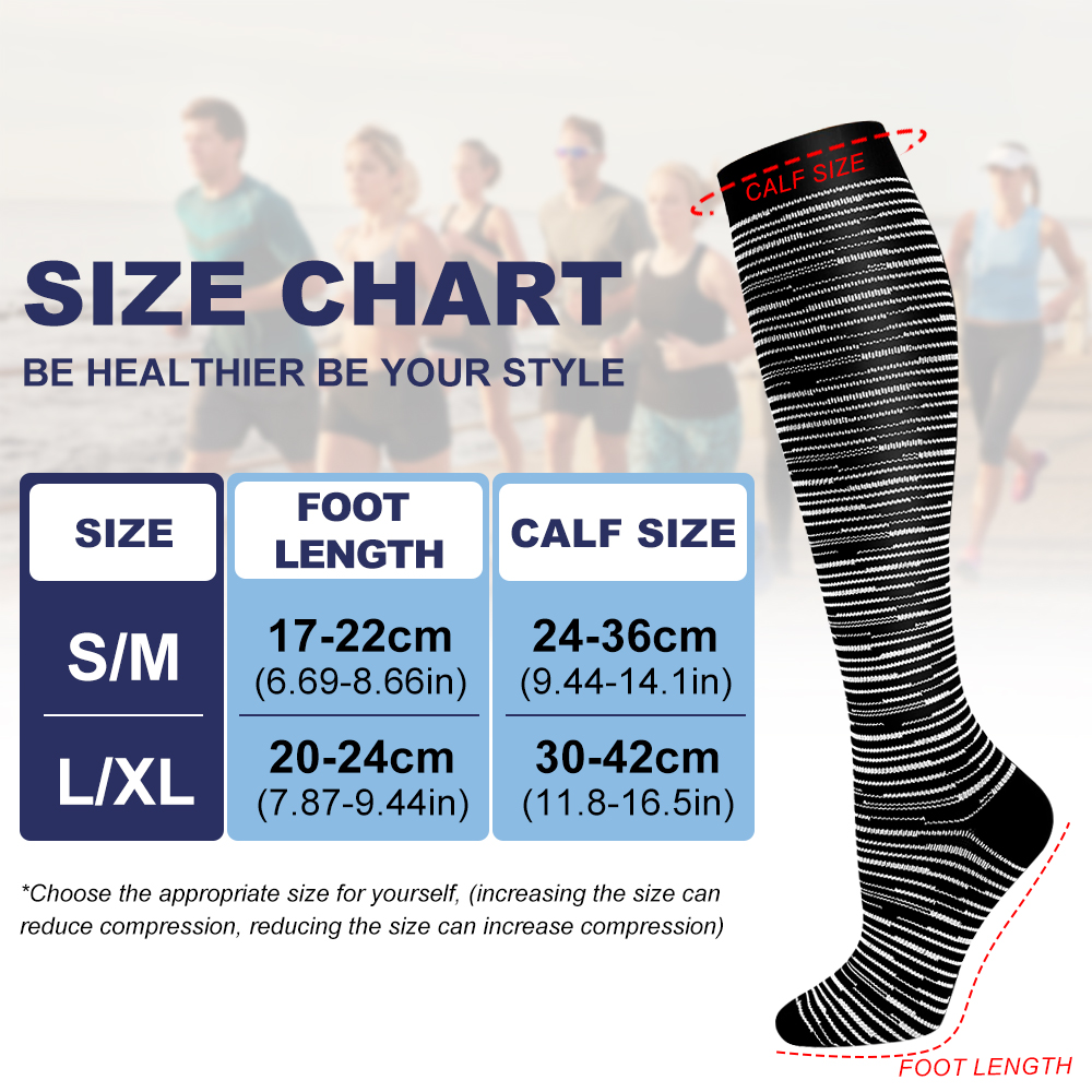 GOMOREON 6 par skarpet kompres – Compression Sock Medical recenzja i cena