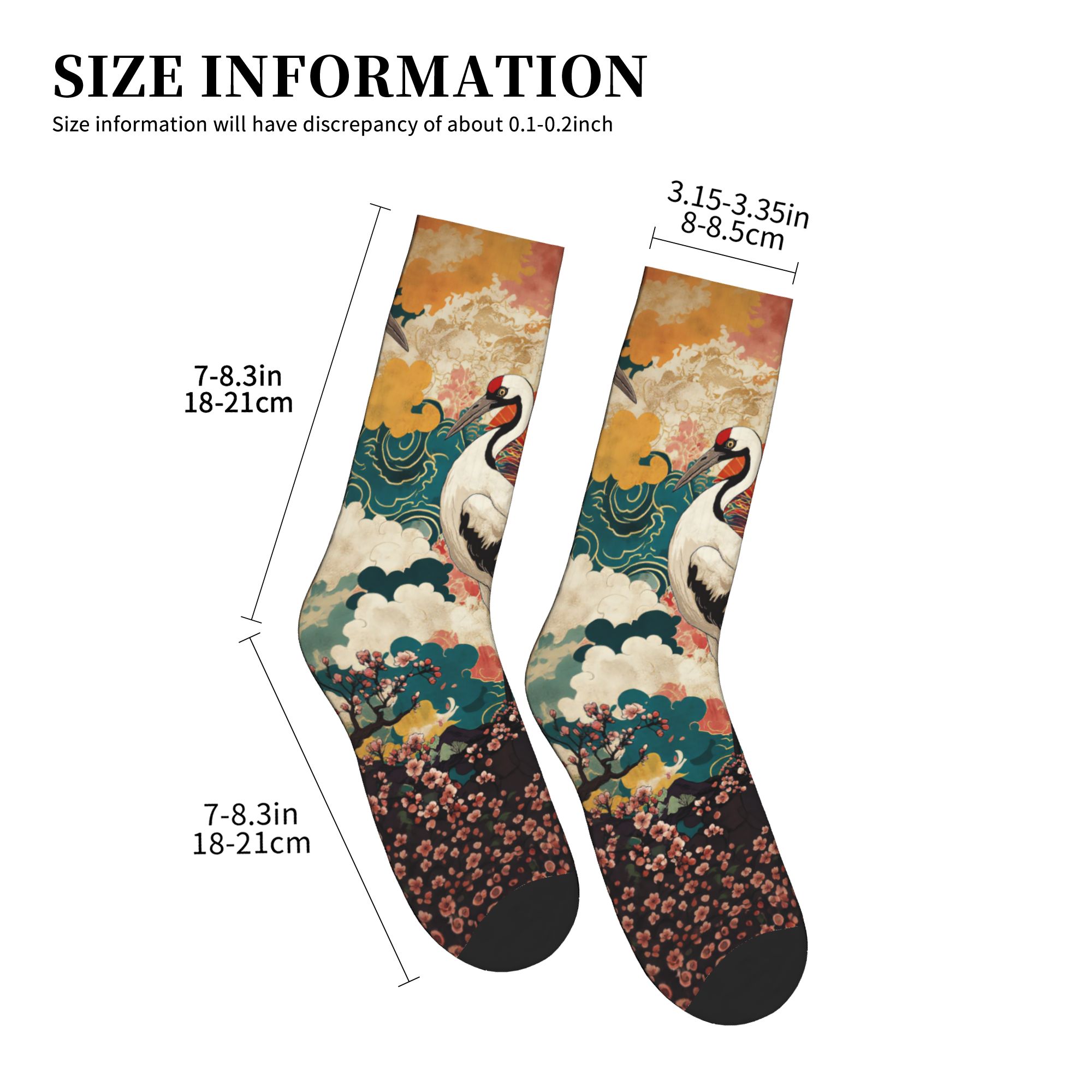 Modne męskie skarpety Ukiyo-e  – Dress Sock Men recenzja i cena