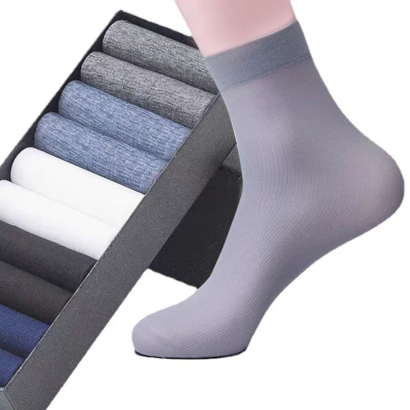 10 par męskich skarpet letnie  – Silk Sock Bamboo recenzja i cena