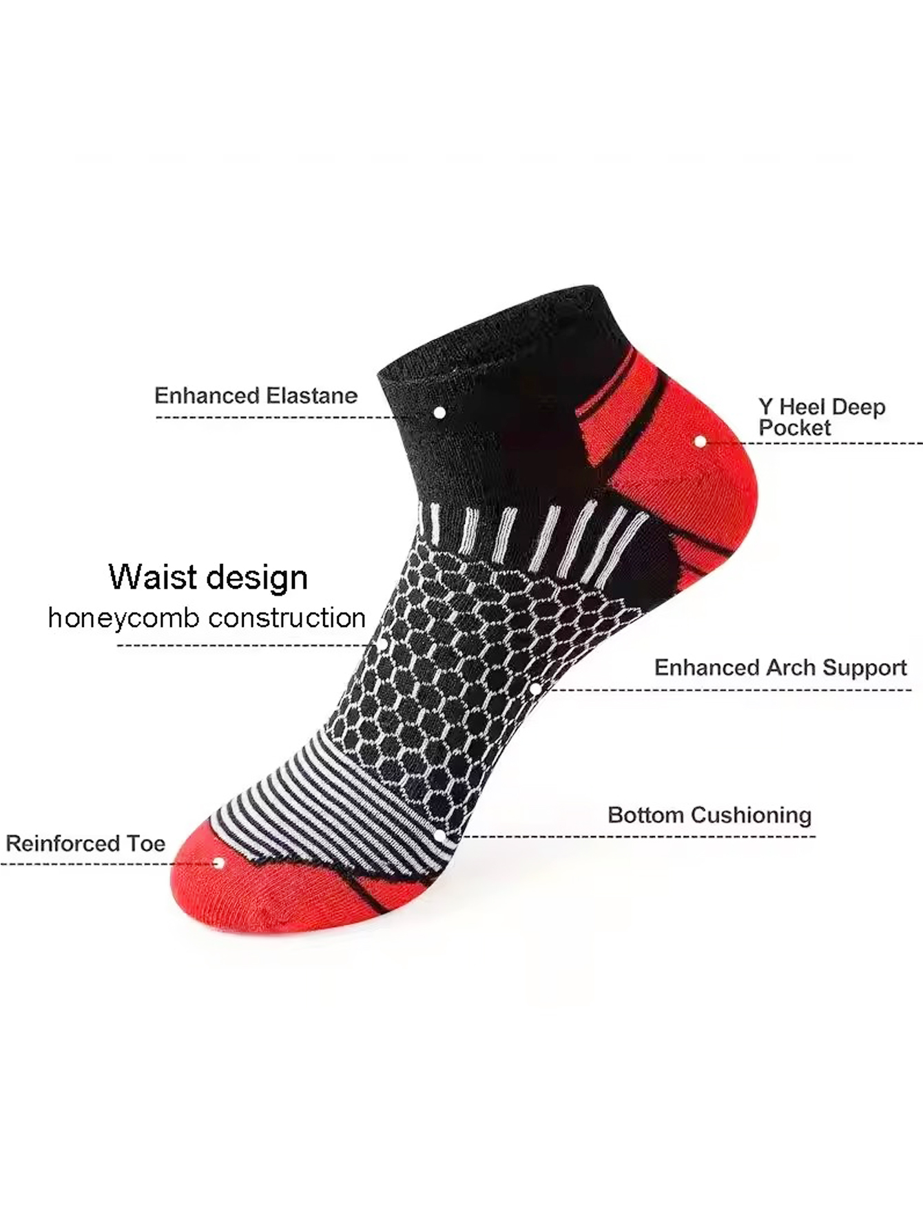6 Par Męskich Skarpetek do Kos – Ankle Sock Low Cut recenzja i cena